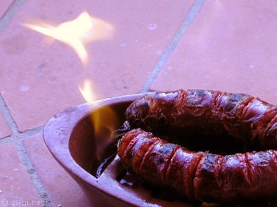 LINGUIÇA ASSADA